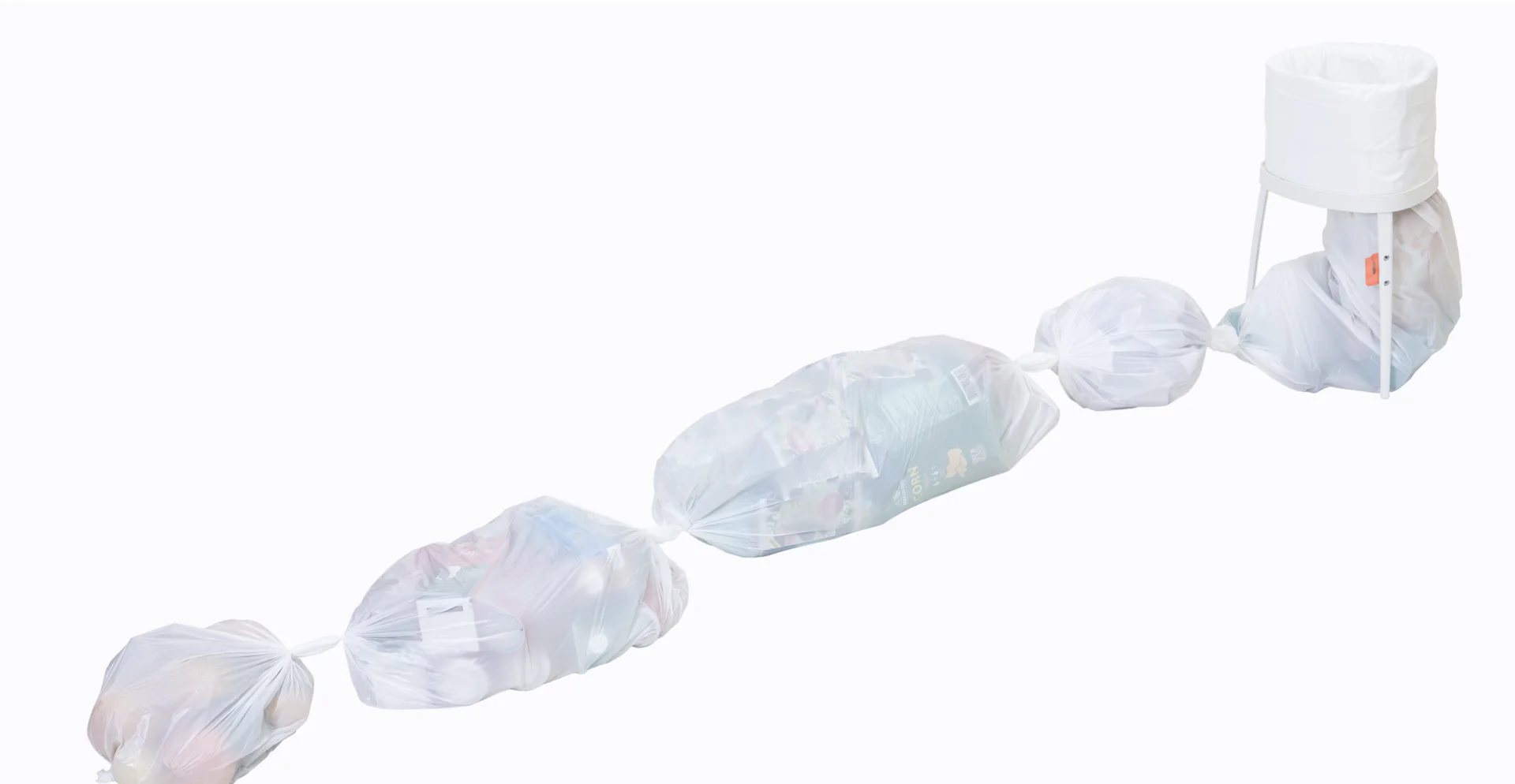连续袋分段打包的使用示意