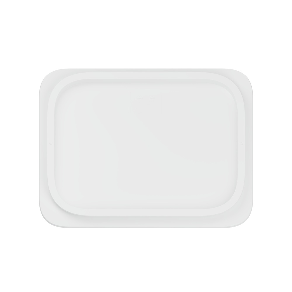 悠看专用桶盖Pro Lid，白色盖子内侧俯视